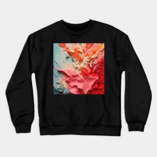 Abstract Strokes: Acrylic Brush Stripe Extravaganza Crewneck Sweatshirt